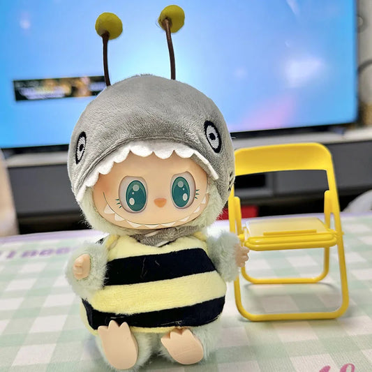 Labubu - Bee with Shark hat Outfit